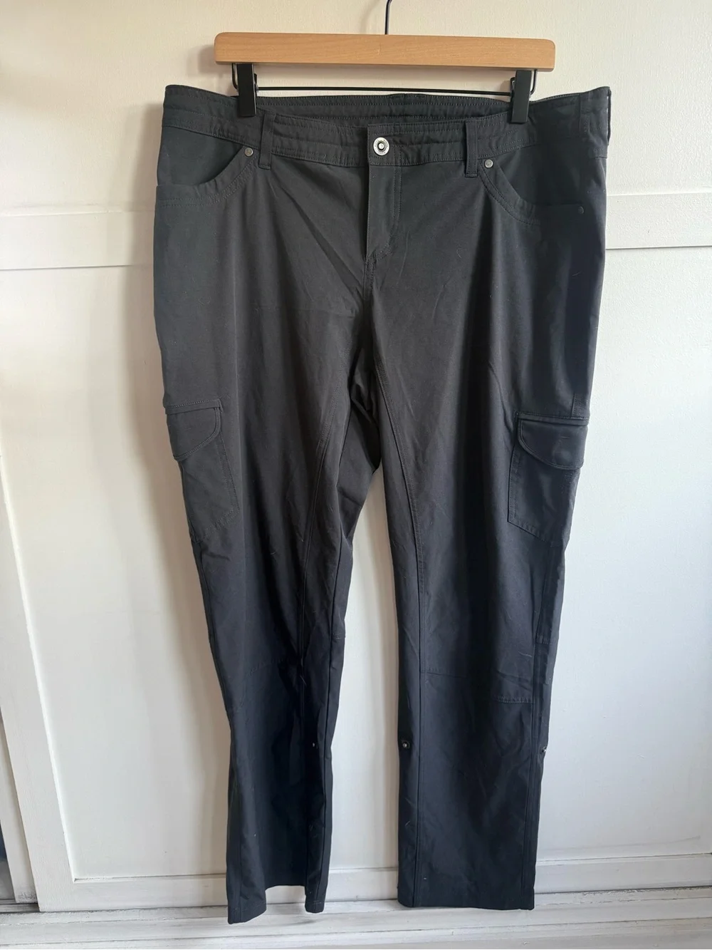 Kuhl Pants Freeflex Roll-Up Women's 16 Reg Gray Hiking Climbing Outdoors 6326
